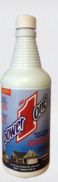Power 1 One - biodegradable fast acting rust stain remover